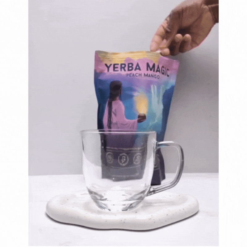 YERBA MATE® Poudre Instantanée – Pêche Mangue